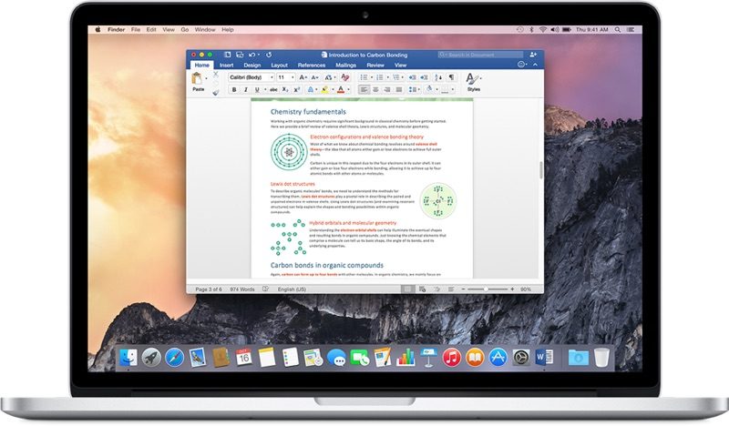 microsoft office for mac os 10.9.5